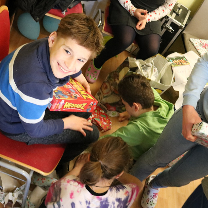 Weihnachts-Spendenaktion im Kinderheim