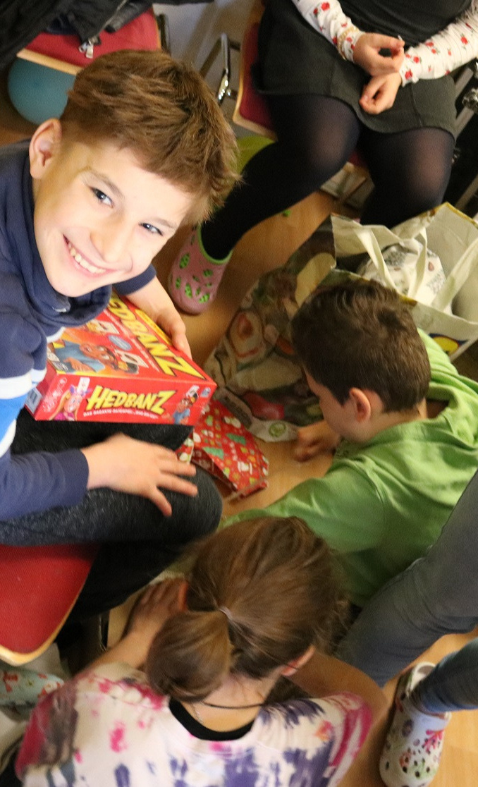 Weihnachts-Spendenaktion im Kinderheim