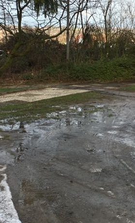 Parkplatzsanierung und Sturmschaden TC Oesede