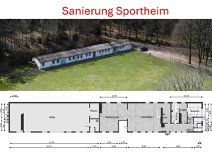 Multifunktionale Nutzung Sportheim und Sportplatz Dunzweiler