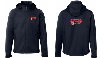 Softshelljacke für unsere Auftritte bei Wind und Wetter