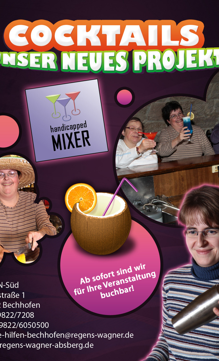 Mobile Cocktail-Bar der Offenen Behindertenarbeit