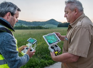 Wärmebilddrohne für Rehkitzsuche/Rettungseinsätze