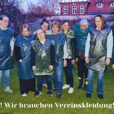 Hilfe! Wir brauchen Vereinskleidung!