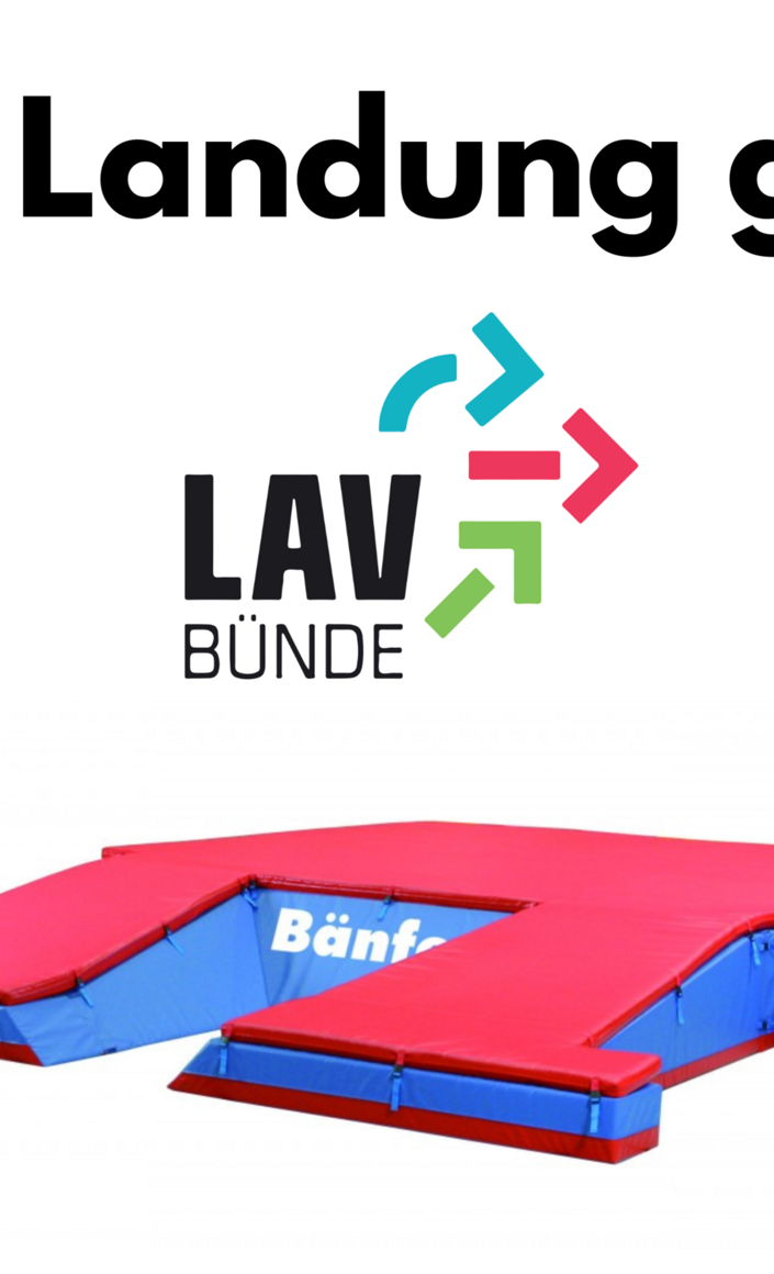 Eine Stabhochsprungmatte für den LAV