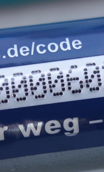 Fahrrad Codiergerät ADFC Oberberg e.V. - Diebstahlschutz