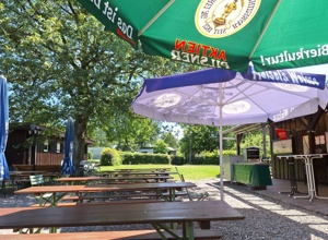 Sonnenschirme auf unserem "Marktplatz"