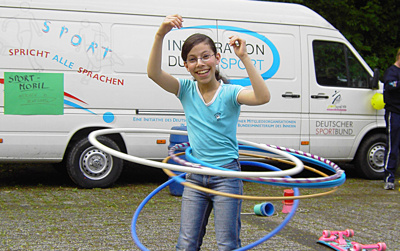 SportMOBIL für geflüchtete Kinder und Jugendliche