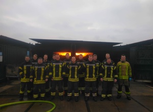 Realbrandtraining für unsere Atemschutzgeräteträger