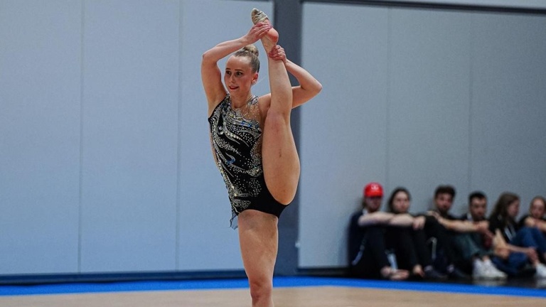 RSG-Teppich für besseres Training der Rhythmischen Sportgymnastik