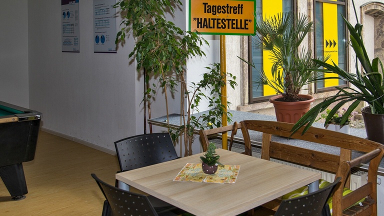Waschmaschine für den Tagestreff Haltestelle