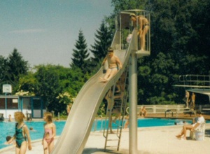 Wasserrutsche für das Freibad in Siedlinghausen