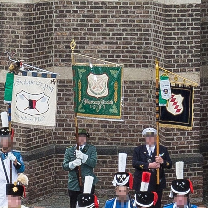Standarte für die 1. K&K Gardeoffiziere Bedburg