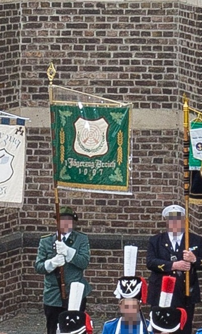 Standarte für die 1. K&K Gardeoffiziere Bedburg