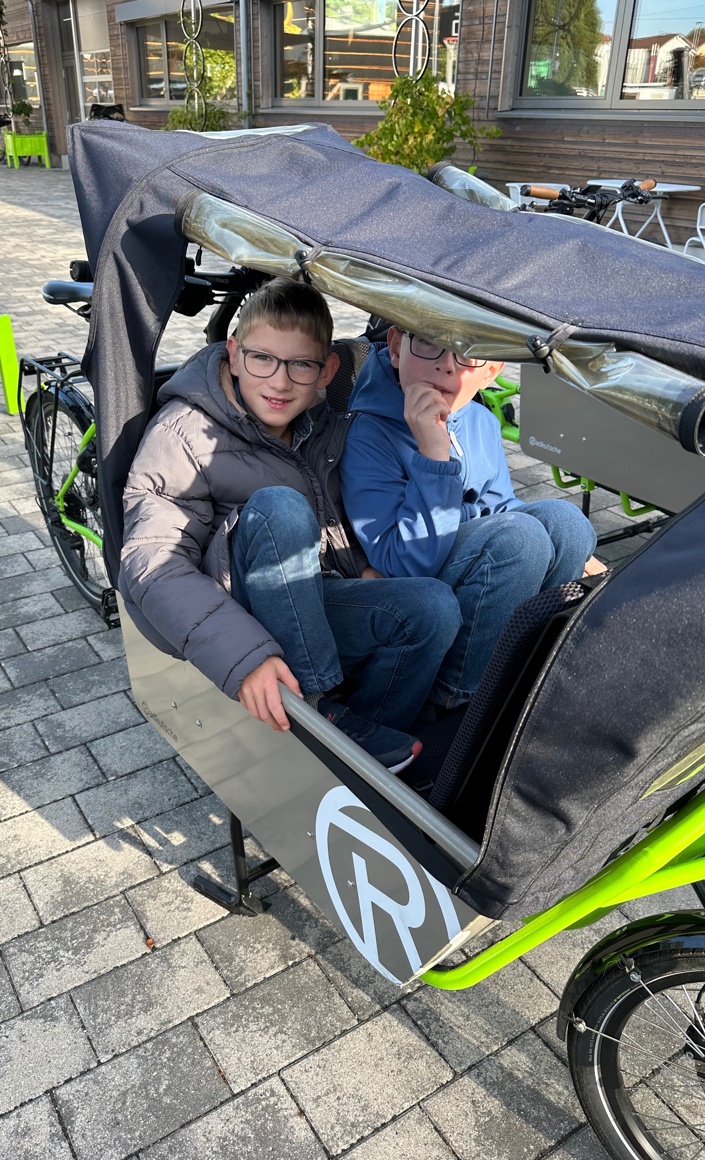 Ein Lastenrad für die Rossentalschule