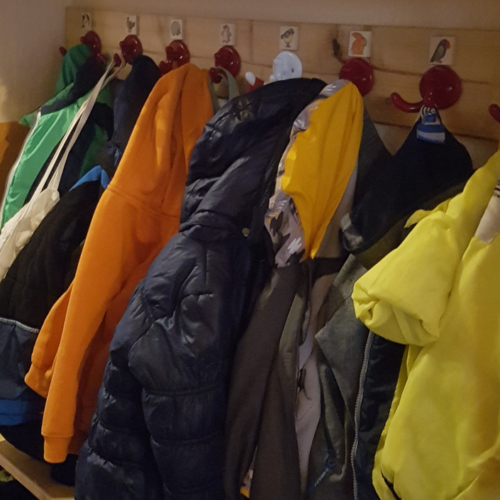 Erweiterung und Einrichtung einer Garderobe