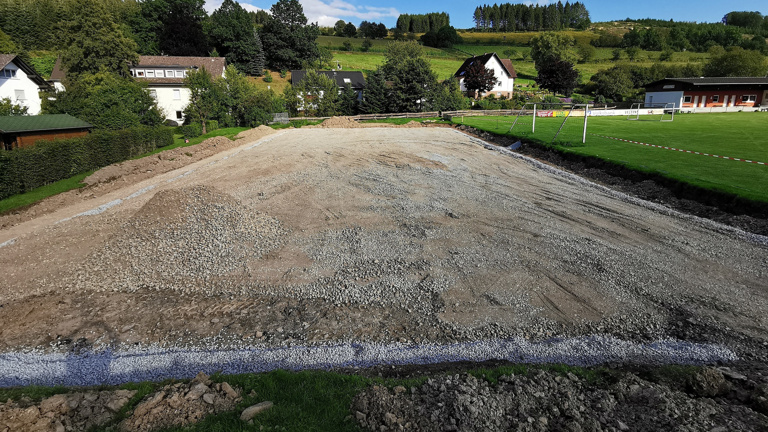 Ballfangzaun am Kleinspielfeld
