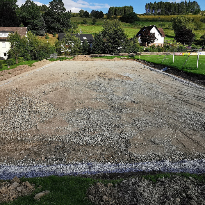 Ballfangzaun am Kleinspielfeld