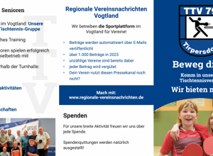 Video - "Beweg DICH!" Projekt des TTV 79 Tirpersdorf eV