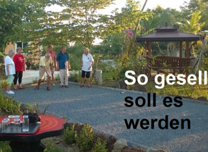 Boccia Bahnen im Freizeitgelände Walheim