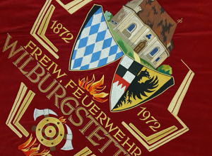 FF Wilburgstetten - Vereinsfahne Instandsetzen und Festschrift drucken
