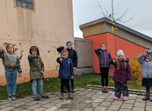 Weinberg braucht einen Sandspielturm