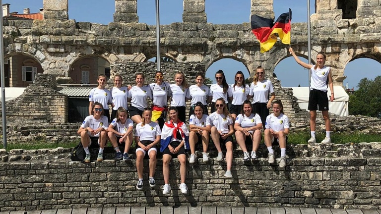 TSV Girls beim Croatia-Football-Festival 2020