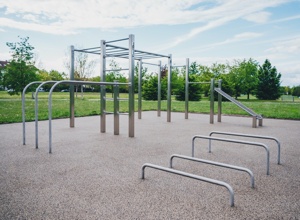 Calisthenik Park am Gen. Gymnasium Speicher