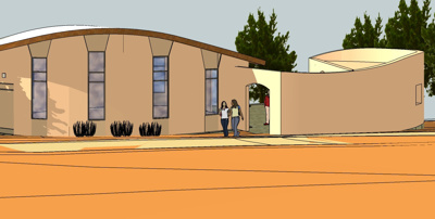 Haus der Andacht in Galiläa - Sakristei-Ausbau