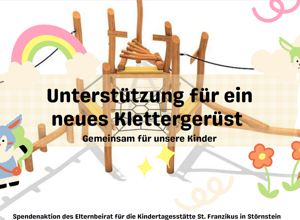 Video - Ein neues Klettergerüst für die KiTa St. Franziskus Störnstein