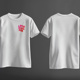 Lothringair T-Shirt weiß in Größe M