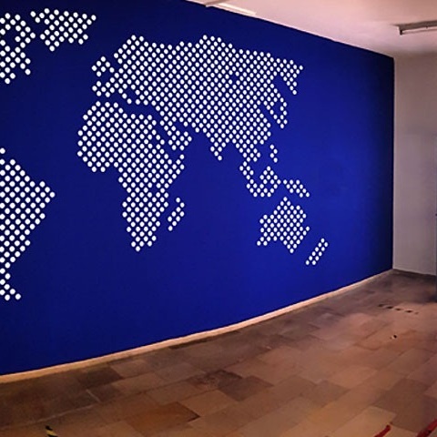 "1200 Halbkugeln - Eine Welt(karte)"