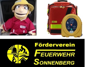 Automatischer externer Defibrillator für die Feuerwehr Sonnenberg