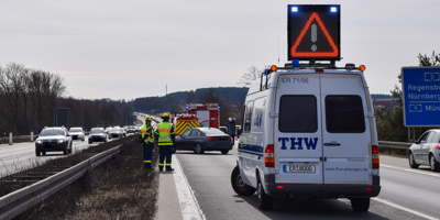 LED-Verkehrszeichen zur Unfallabsicherung