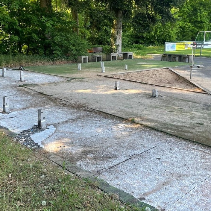 Sanierungsmaßnahmen am "Lochbachareal" in Höpfingen