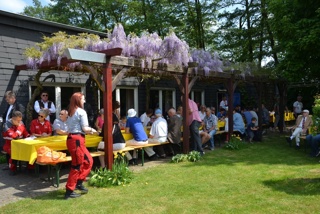 Kaffee auf dem Flugplatz