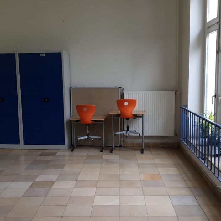 Einrichtung einer Lern-Lounge für die Schüler