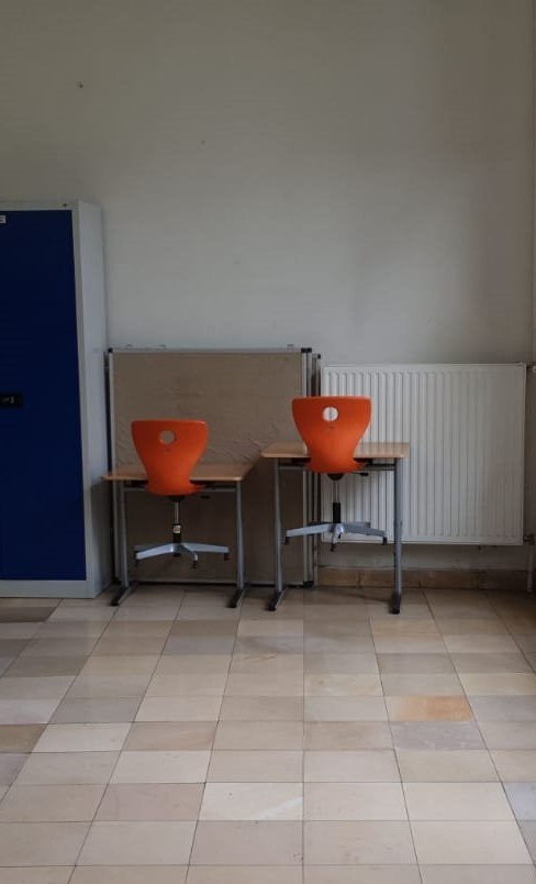 Einrichtung einer Lern-Lounge für die Schüler