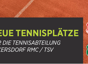 Neue Tennisplätze für die Tennisabteilung Eckersdorf RMC/TSV