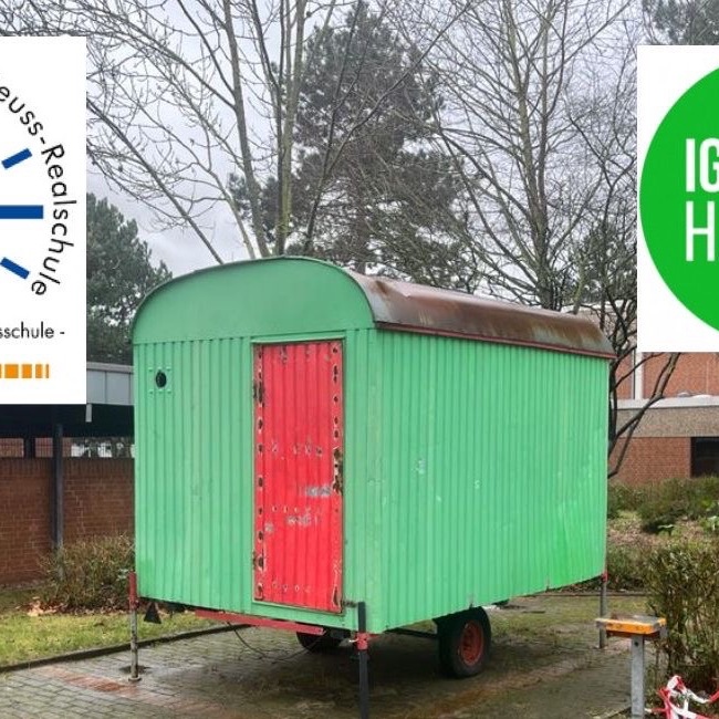 Stadtwerke: Schulzentrum West Projekt Bauwagen