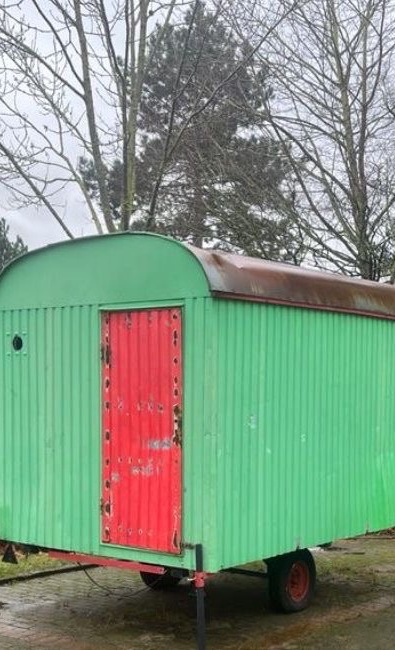 Stadtwerke: Schulzentrum West Projekt Bauwagen