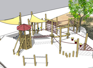 Neuer Spielplatz für den Kindergartens St. Josef in Hammelburg