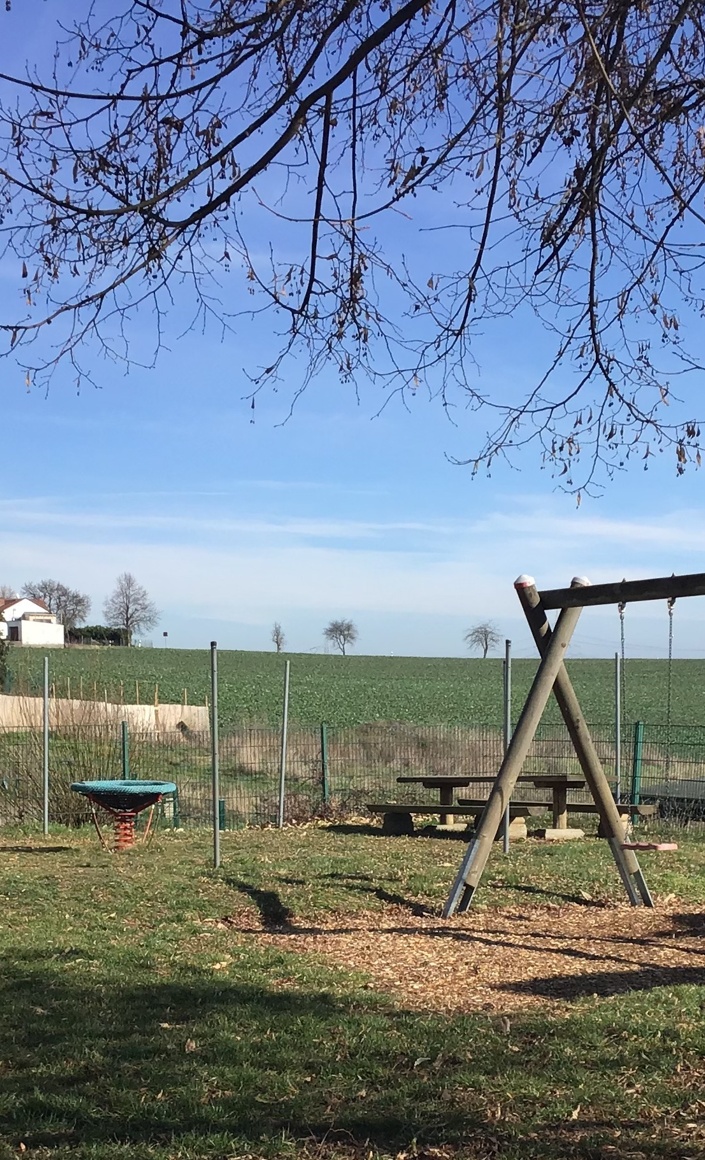 Doppelmarkise, Sonnenschutz KITA-Kinder