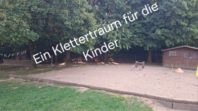 Klettergerüst für das DRK-Familienzentrum pontium pro Hermesdorf