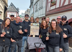 Überdachte Grillhütte für das Vereinshaus in Enkirch