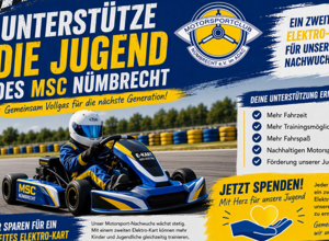 Unterstütze die Jugend-Kart-Abteilung des MSC Nümbrecht