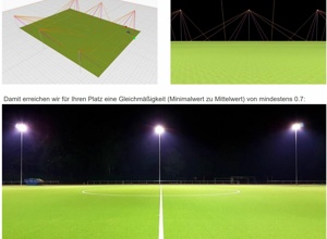 Flutlichtanlage auf LED umrüsten