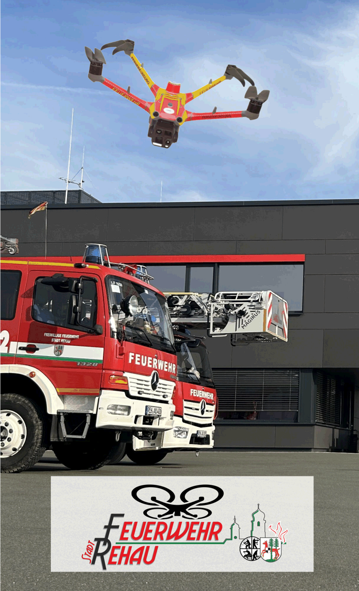 Neue Einsatzdrohne für mehr Sicherheit - Feuerwehr Rehau