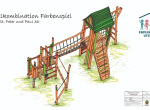 Eine neue Turm- und Spielkombination für den Kindergarten Weyarn
