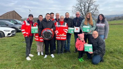 Schnelle Hilfe im Notfall: Neuer Defibrillator für Baierhof &amp;amp; Lix